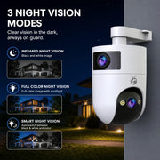 Telecamera IP WiFi 4K da Esterno JOOAN con Doppio Schermo - immagine 6