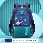 Zaino per bambini Borse da scuola ragazzi astronauta Borsa libri primaria - big-Green - immagine 6