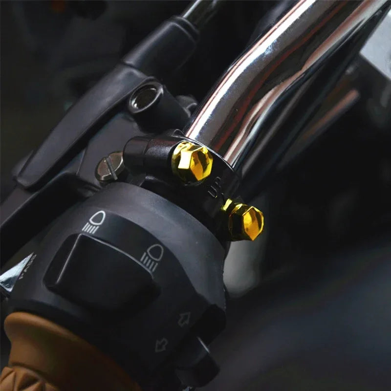Kit Copri Viti Moto 30 Pezzi – Tappi Decorativi Bulloni 0.8-1.4 cm, Copri Dadi Colorati per Yamaha, Honda e Scooter - Campeda