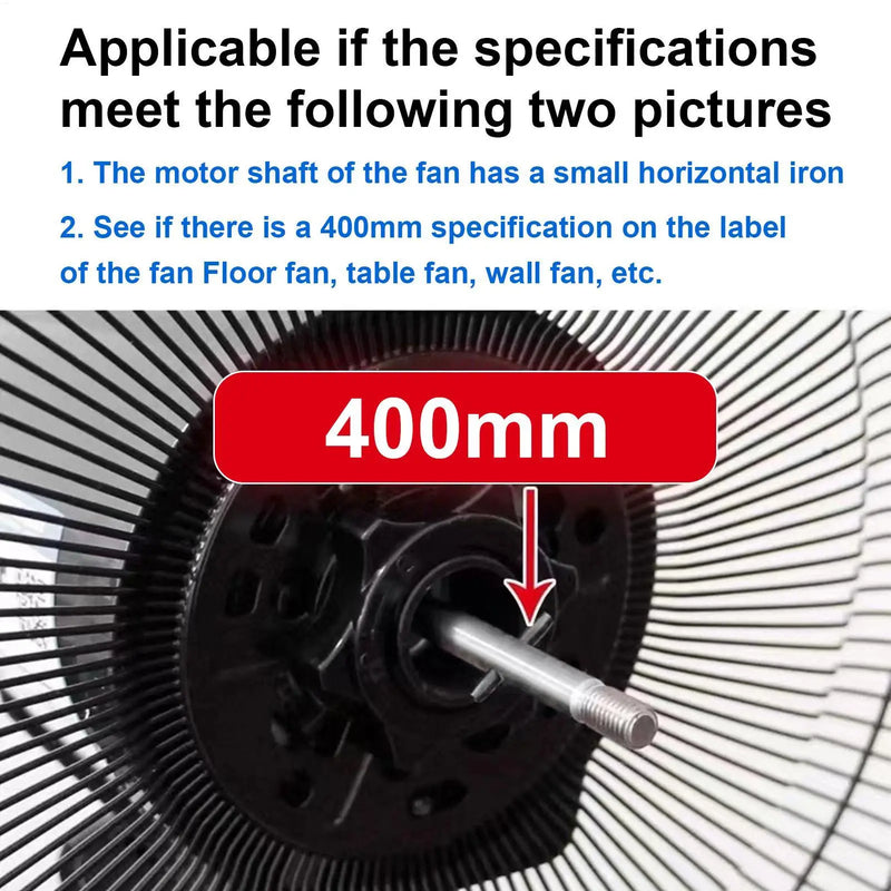 Pale di Ricambio Universali per Ventilatore da Parete 40cm, Accessori Elettrici per Ventilatori da Interno, Scrivania, Ufficio, Dormitorio, Cucina, Tavolo, Pavimento, Parete
