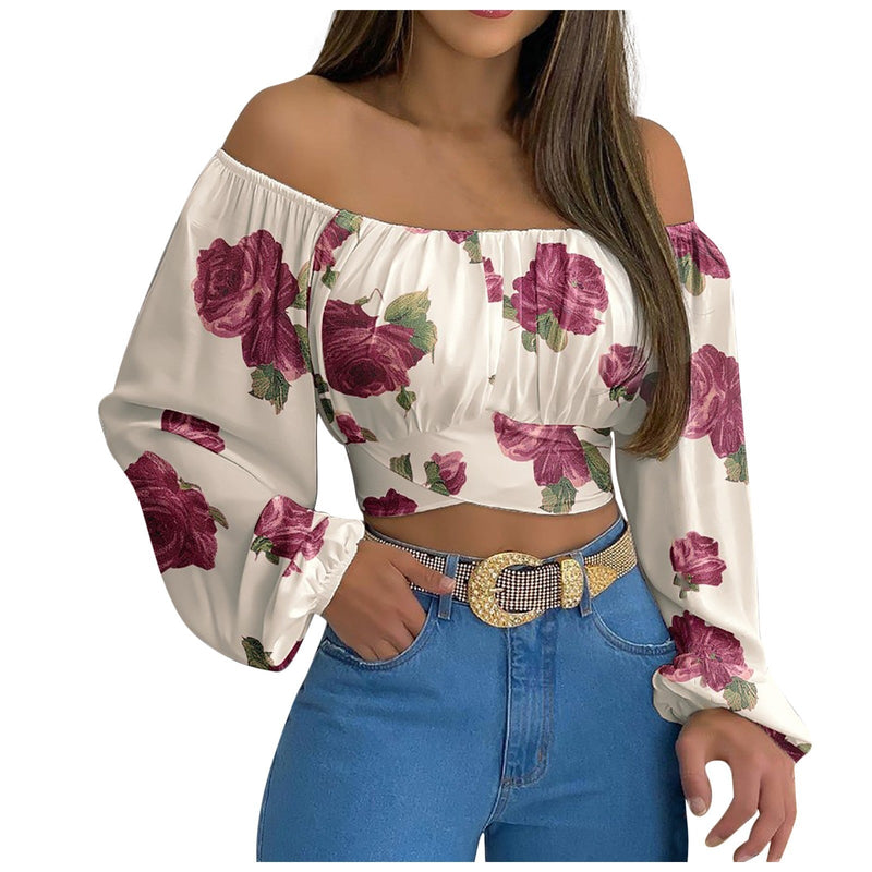 Top a maniche lunghe da donna