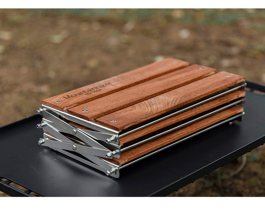Outdoor Camping Rack Portable Three-Tier Rack Easy to Carry Foldable Picnic Camping Barbecue Folding Table