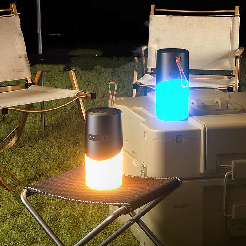 Outdoor Portable Wireless Bluetooth Speaker with RGB Lights