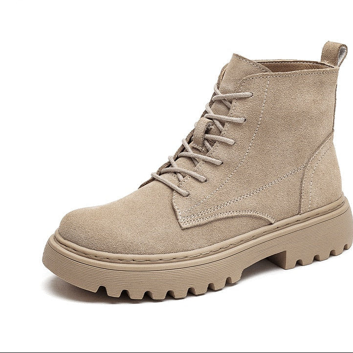 Stivaletti Donna Platform con Strass – Boots Slip-On in Camoscio