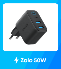 Anker Nano Caricatore iPhone da 45W con Smart Display, caricatore USB C, Ricarica Rapida, riconoscimento Intelligente, modalità Care, Design Compatto, per iPhone 17/16/15, iPad, MacBook e Apple Watch