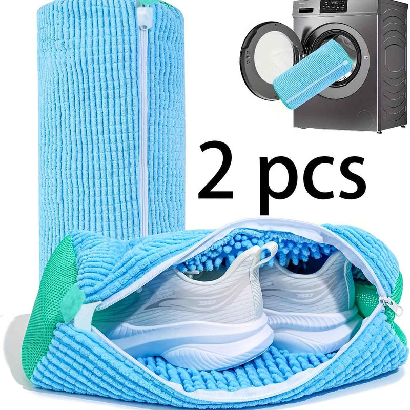 immagine dell'articolo 2 pezzi sacchetti lavascarpe: sacchetti per scarpe e asciugatrice, inclusi sacchetti antipolvere - sacchetti riutilizzabili per la pulizia delle scarpe, adat