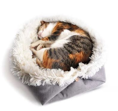 Tappetino per animali domestici pieghevole e convertibile in peluche