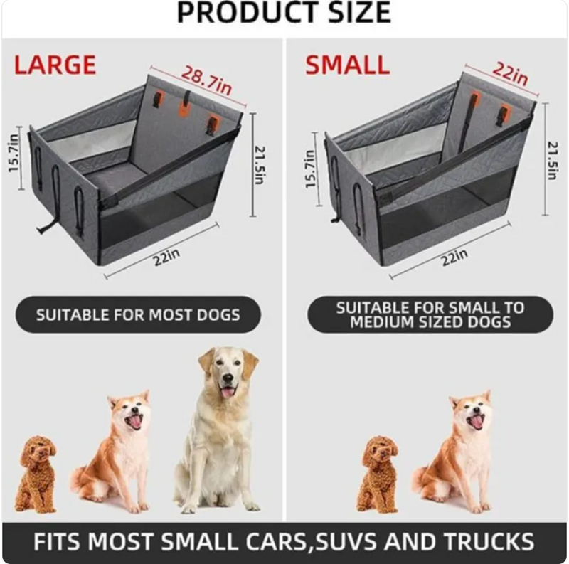Cuccia per cani impermeabile e resistente allo sporco, ideale per i viaggi in auto.