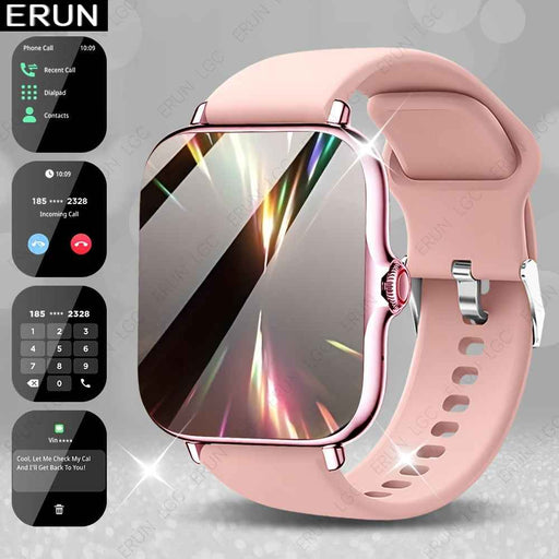 Smartwatch, Orologio da Donna con Schermo Touch da 1,84 Pollici, Cinturino Classico, con Avvisi di Chiamata/Avvisi di Messaggio/Promemoria Sveglia/Modalità Sportive Multiple e Molt