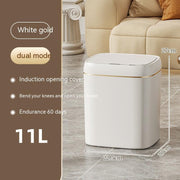 Pattumiera Smart Automatica con Sensore – Cestino Intelligente con Coperchio 13L/16L, Anti-Odori e UV per Casa e Ufficio - Campeda