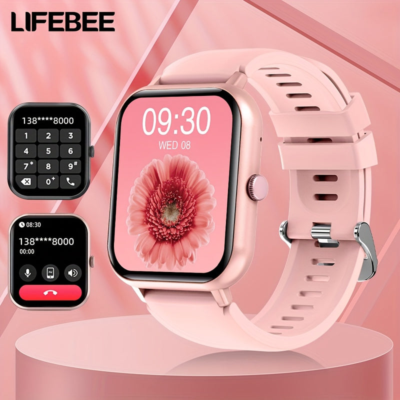 LIFEBEE Smartwatch 2024 Nuovo per Uomo e Donna Idea Regalo, Smartwatch a Schermo Intero 4,65 cm con Risposta/Effettua Chiamate per Telefono, Smartwatch con Oltre 100 Modalità di Es
