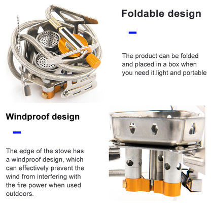 Foldable Portable Split Windproof Picnic Stove