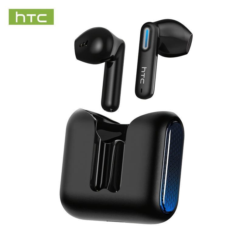 Cuffie Traduttore Wireless HTC NE49 TWS con Traduzione Multilingue, Qualità Audio ad Alta Definizione, Cancellazione del Rumore, Microfono Incorporato, Adatte per Negoziazioni Azie