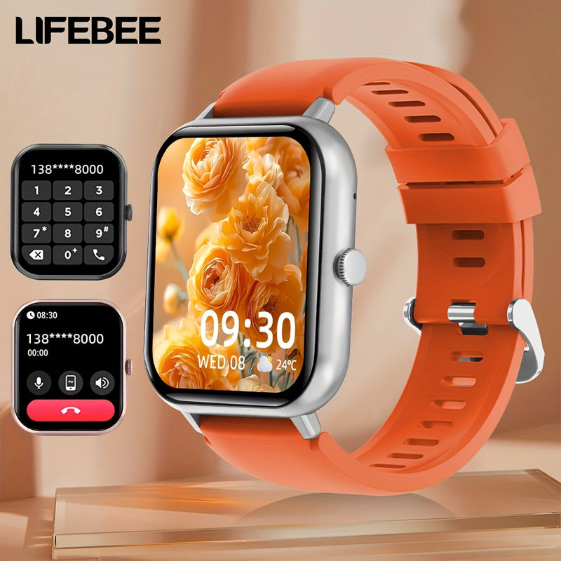 LIFEBEE Smartwatch 2024 Nuovo per Uomo e Donna Idea Regalo, Smartwatch a Schermo Intero 4,65 cm con Risposta/Effettua Chiamate per Telefono, Smartwatch con Oltre 100 Modalità di Es