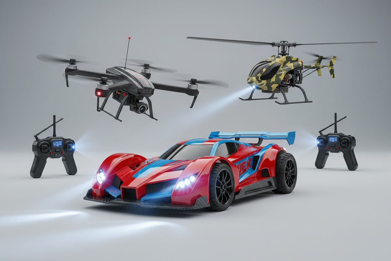 Giocattoli radiocomandati e telecomandati