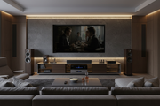 Home Cinema, TV e video con grande TV e strumentazione
