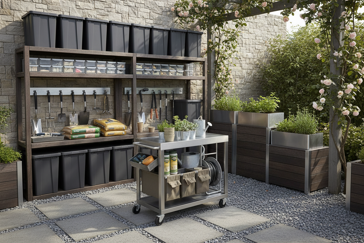 organizzazione-degli-spazi-esterni-e-contenitori in giarnido