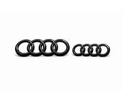 Emblema Audi Nero Lucido Anteriore Posteriore A1 A3 A4 A5 A6 A7 A8 Q2 Q3 Q4 Q5