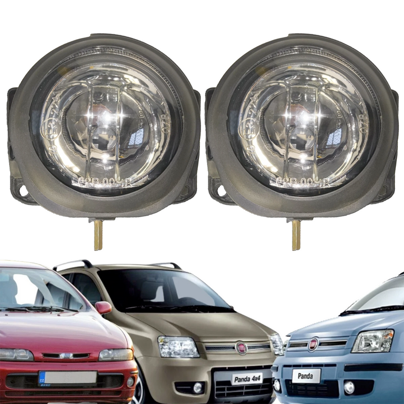 Coppia Fendinebbia Anteriori DX + SX Fiat Panda 169 2003-2012 H1 Compatibili