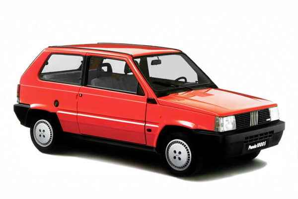 Fiat Panda 141 Coppia Prolunga Battitacco Batticalcagno Dx e Sx Neri 43/304