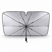 PARASOLE OMBRELLO VETRO ANTERIORE AUTO PARABREZZA PIEGHEVOLE 125X65CM AS