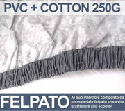 TELO COPRIMOTO FELPATO IMPERMEABILE SCOOTER PVC VARIE TAGLIE UNIVERSALE MOTO