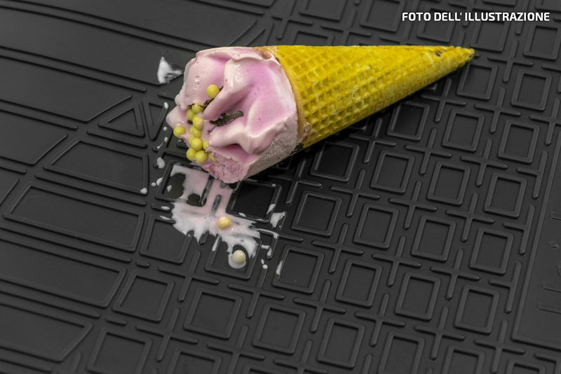 Tappeti Tappetini Auto In Gomma Per Fiat Panda 2003-2012 NORM Liners