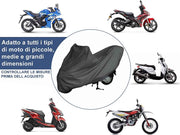TELO COPRIMOTO FELPATO IMPERMEABILE SCOOTER PVC VARIE TAGLIE UNIVERSALE MOTO