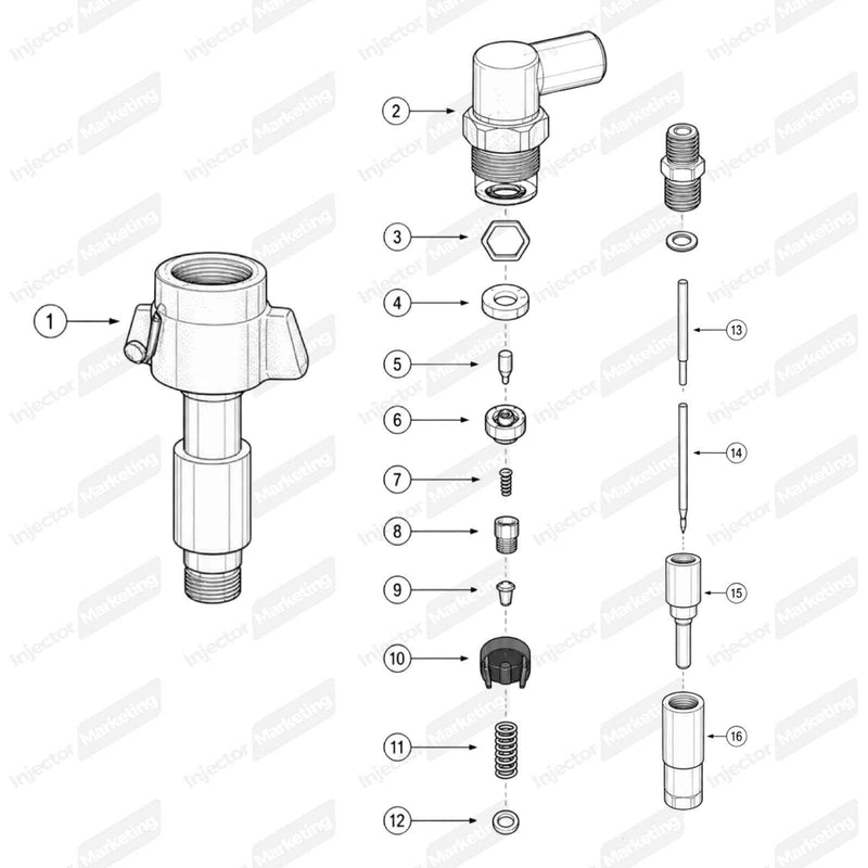 9663429280 Iniettore Ford Fusion Fiesta 1.4 TDCI Mazda 2 Toyota Aygo 1.4 Citroen