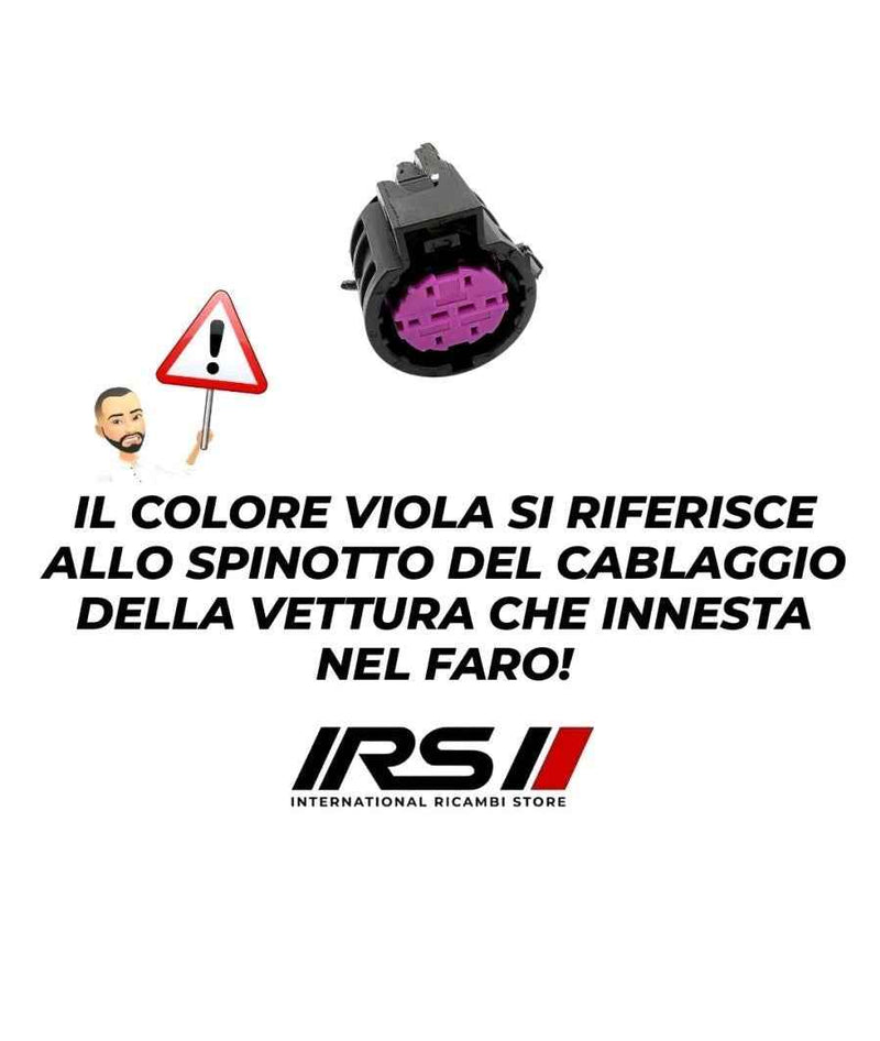 COPPIA FARI FANALI DX SX FIAT PANDA 169 DAL 2009 Al 2012 SPINOTTO VIOLA