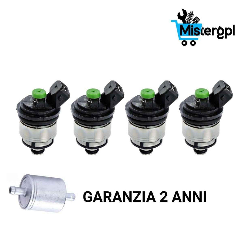 4 INIETTORI PER LANDI RENZO GPL TAPPO VERDE ATTACCO BOSCH GARANZIA 2 ANNI MED