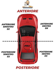 COPPIA FARI FANALI DX SX FIAT PANDA 169 DAL 2009 Al 2012 SPINOTTO VIOLA