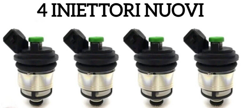 4 INIETTORI PER LANDI RENZO GPL TAPPO VERDE ATTACCO BOSCH GARANZIA 2 ANNI MED