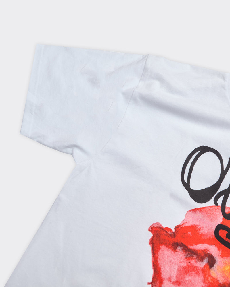 T-Shirt Watercolor Poppy Bianca