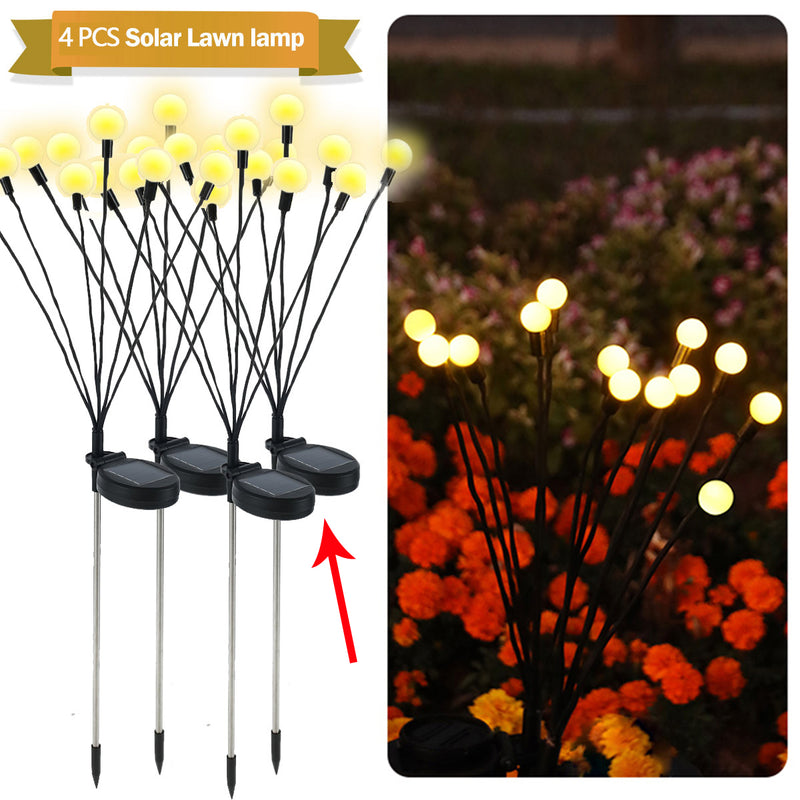Luci da giardino a LED solari a forma di lucciola