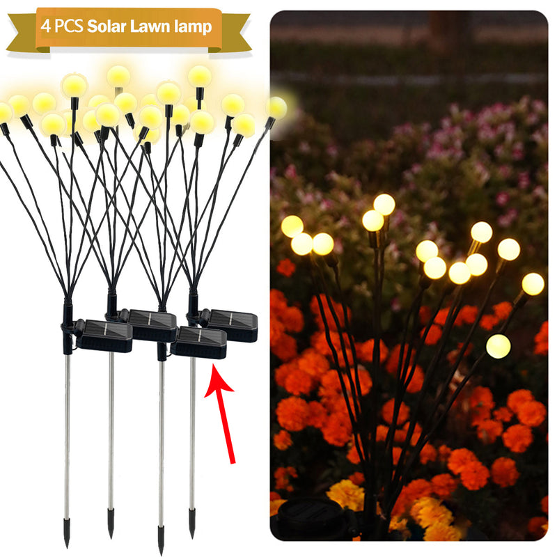 Luci da giardino a LED solari a forma di lucciola
