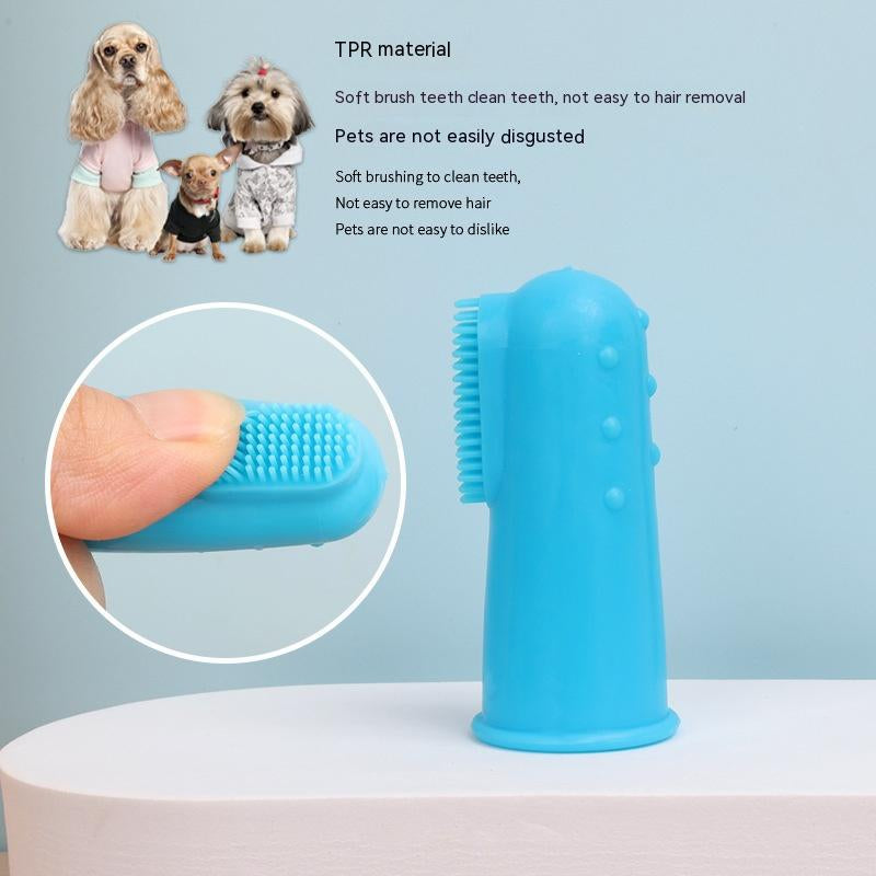 Pet Finger Toothbrush Cat Dog