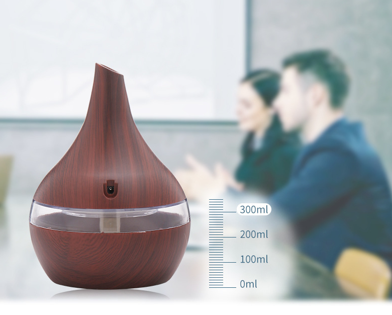 Wood Grain Tip Humidifier Air Purifier