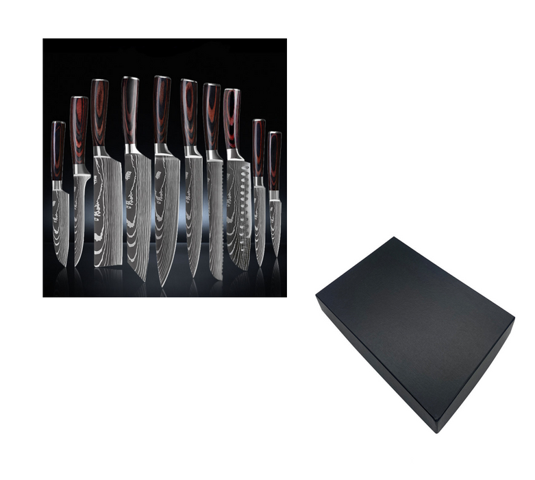 6 Piece Set 8 Piece Set 10 Piece Set Knife Chef'S Knife Chef'S Knife Kitchen Knife Cooking