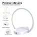 Night Lights Lamp Bluetooth Speaker Table Light with 10W Wireless Charger USB Port Phone Holder with Dynamic Color