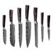 6 Piece Set 8 Piece Set 10 Piece Set Knife Chef'S Knife Chef'S Knife Kitchen Knife Cooking