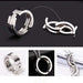 Fashion Deformation Ring Kissing Fish Creative Couple Necklace