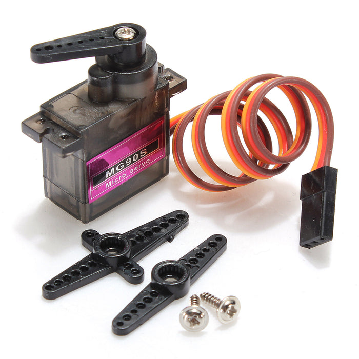 6PCS MG90S RC Micro Servo 13.4G for ZOHD Volantex Airplane RC Helicopter Car Boat Model