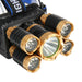 5 Leds Ultra Bright 90° Rotatable LED Headlight Long Shoot Head Lamp for Hunting Fishing Camping Worker
