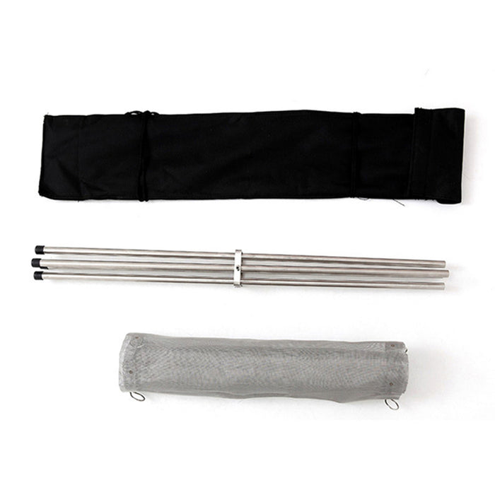 42X42X32Cm Portable Fire Pit Outdoor Camping Small Size Collapsing Steel Mesh Fireplace Foldable Camping Backyard Beach Wood Burning Barbecue