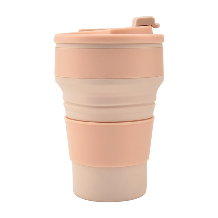 Kitchen Gadgets Folding Cup Collapsible Mug with Cover Coffee Travel Outdoors Portable Water Drinking Tea Cups