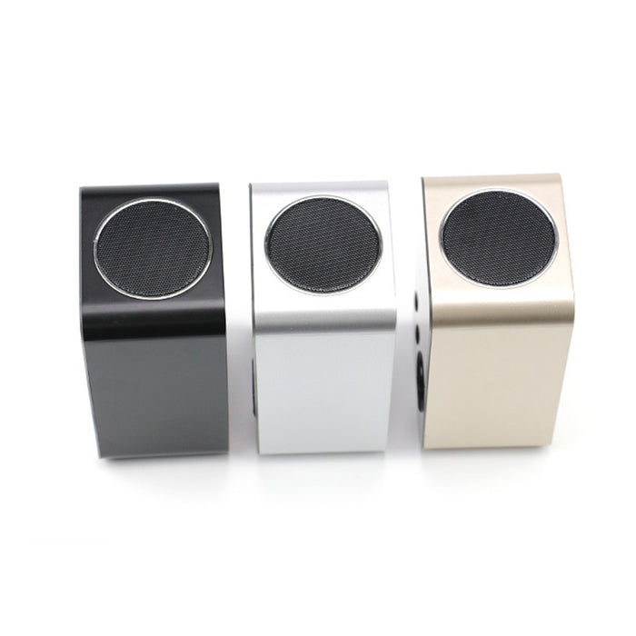 Bluetooth Speaker LED Alarm Clock Mirror Wireless Subwoofer Acoustics for Home