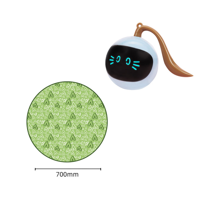 Automatic Funny Cat Toys Electric Motion Undercover Moving Bouncing Rolling Ball Interactive Toy for Indoor Cat Kitty Pet Toy