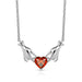 Fashion Red Gemstone Ladies Necklace Pendant
