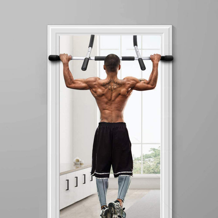 Adjustable Indoor Fitness Door Frame Pull up Bar Wall Chin up Bar Training Horizontal Bar for Home Workout Fitness Equipment